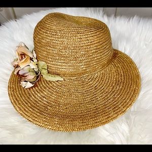Liz Claiborne Women’s Flower Straw Hat